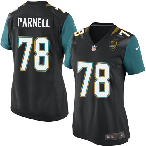 Women's Game Jermey Parnell Nike Jersey Black Alternate - #78 NFL Jacksonville Jaguars